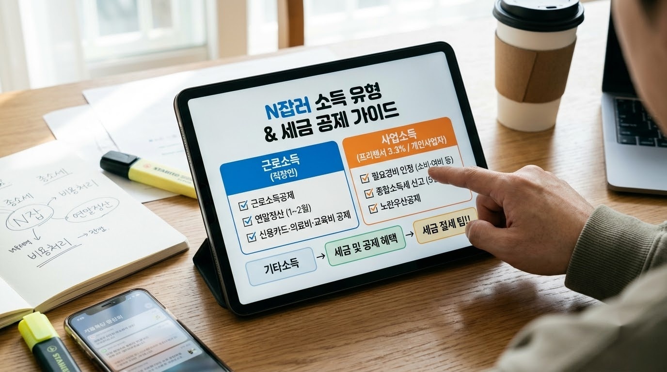 2026 N잡러 세금 폭탄 피하는 법! 종합소득세·건강보험 절세 꿀팁 분석
